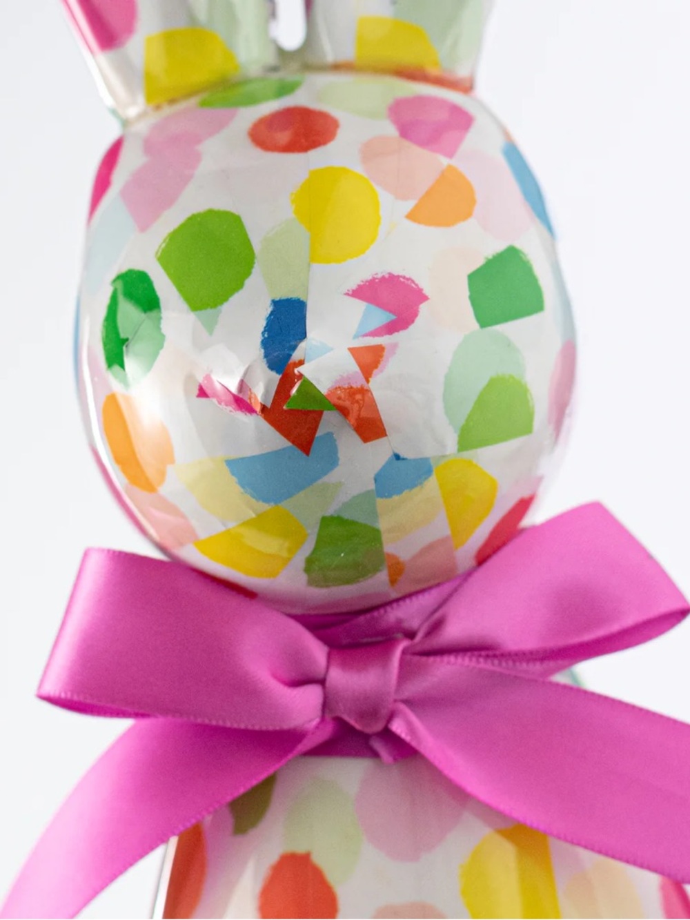 Raz Imports NWT Spring 2026 Papier Mache Confetti Bunny 12” - Picture 3 of 4